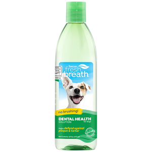 TropiClean, Dog Hygiene, Oral & Dental Care, Fresh Breath, Dental Health Solution for Dogs (2 Sizes)