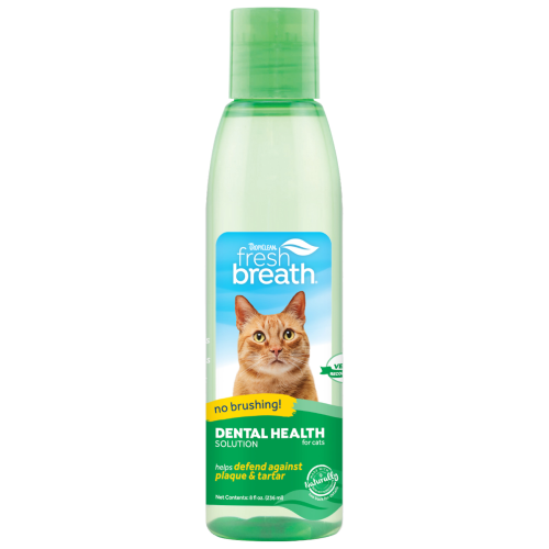 TropiClean, Cat Hygiene, Oral & Dental Care, Fresh Breath, Dental Health Solution for Cats