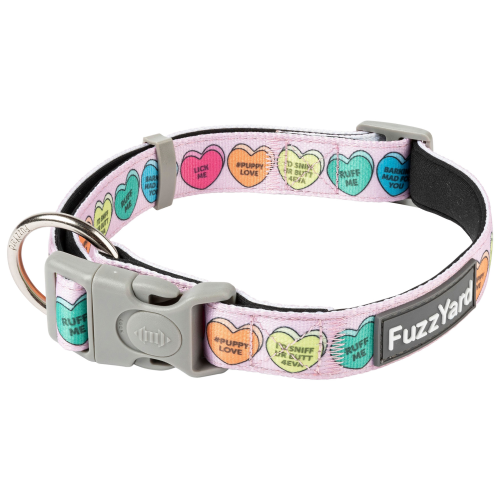 FuzzYard, Dog Collars & Harnesses, Candy Hearts Collar (3 Sizes)