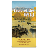Taste of the Wild, Dog Dry Food, High Prairie, Bison & Roasted Venison (3 Sizes)