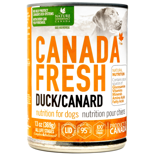 Canada Fresh, Dog Wet Food, Duck
