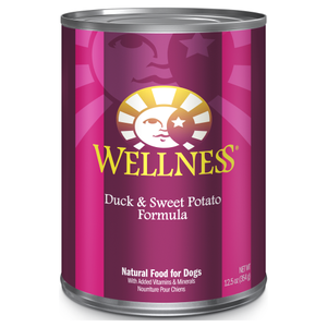 Wellness Complete Health, Dog Wet Food, Pate, Duck & Sweet Potato