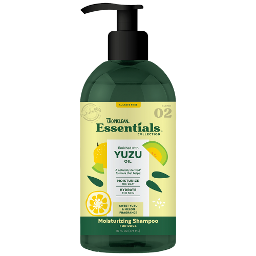 TropiClean, Dog Hygiene, Shampoos & Conditioners, Essentials Yuzu Oil Moisturizing Shampoo