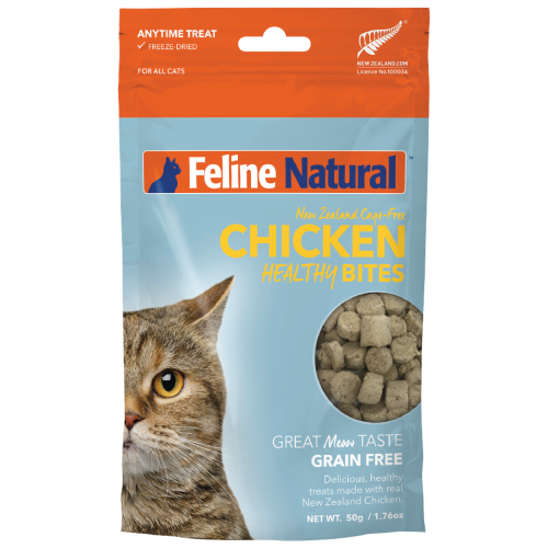 Feline Natural, Cat Treats, Freeze Dried, Healthy Bites, Chicken