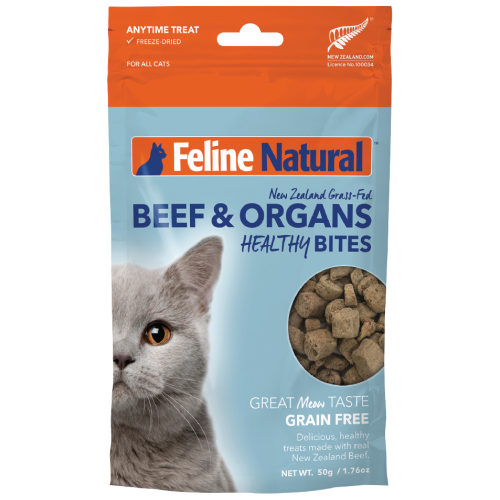 Feline Natural, Cat Treats, Freeze Dried, Healthy Bites, Beef