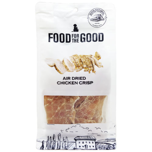 Food For The Good, Dog & Cat Treats, Air Dried, Chicken Crisp