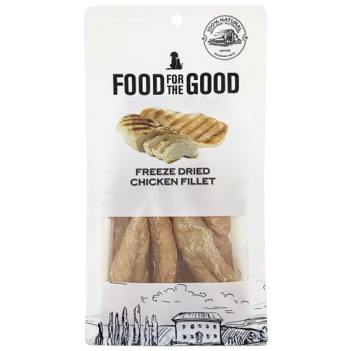 Food For The Good, Dog & Cat Treats, Freeze Dried, Chicken Fillet