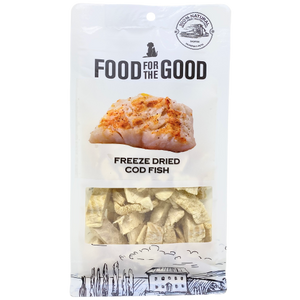 Food For The Good, Dog & Cat Treats, Freeze Dried, Cod Fish