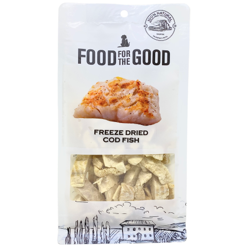 Food For The Good, Dog & Cat Treats, Freeze Dried, Cod Fish
