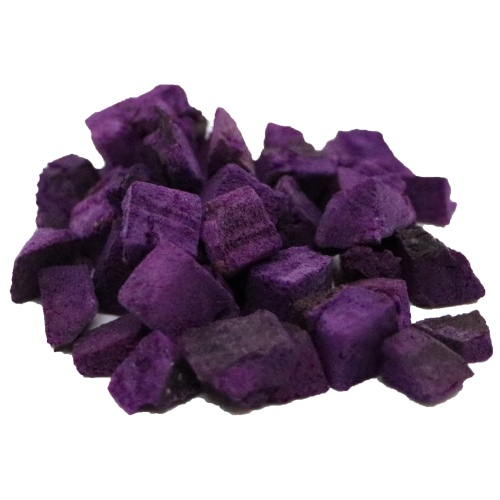 Food For The Good, Dog Cat Treats, Freeze Dried, Purple Sweet