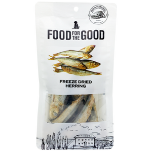 Food For The Good, Dog & Cat Treats, Freeze Dried, Herring