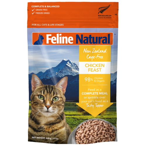 Feline Natural, Cat Food, Freeze Dried, Chicken
