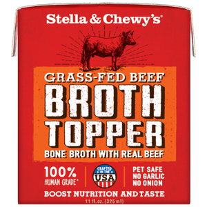 Stella & Chewy's, Dog Wet Food, Broth Topper, Grass-Fed Beef