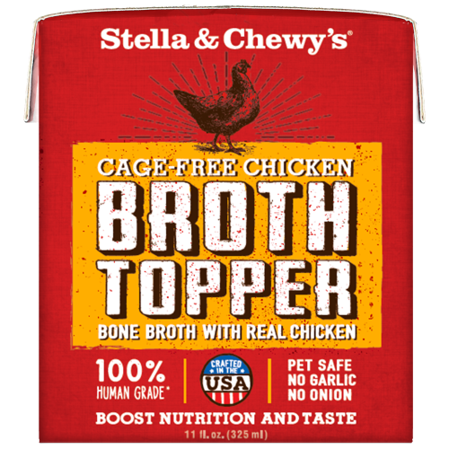 Stella & Chewy's, Dog Wet Food, Broth Topper, Cage-Free Chicken