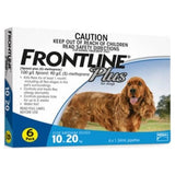 Frontline Plus, Dog Healthcare, Fleas & Ticks, Dogs 10kg to 20kg (Medium Dogs)