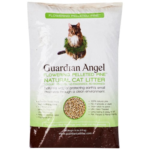 Guardian Angel, Cat Hygiene, Litter, Flowering Pelleted Pinewood (2 Sizes)