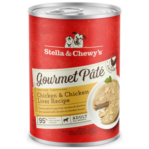 Stella & Chewy's, Dog Wet Food, Grain Free Gourmet Pate, Chicken & Chicken Liver