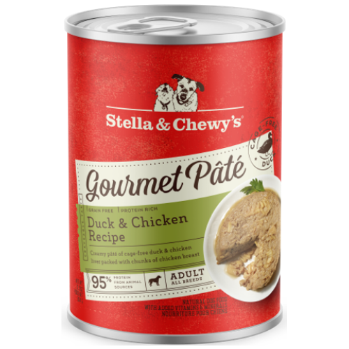 Stella & Chewy's, Dog Wet Food, Grain Free Gourmet Pate, Duck & Chicken