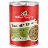 Stella & Chewy's, Dog Wet Food, Grain Free Gourmet Stew, Duck, Carrot & Spinach