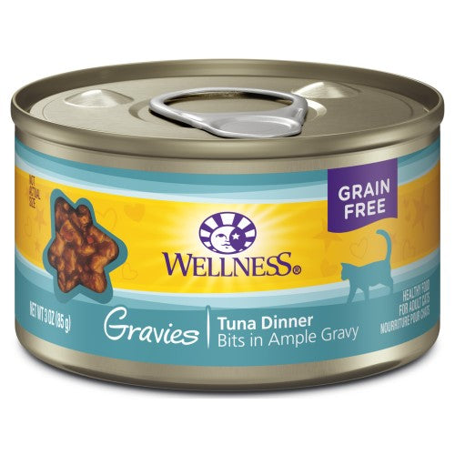Wellness Complete Health, Cat Wet Food, Grain Free, Gravies, Tuna Dinner