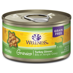 Wellness Complete Health, Cat Wet Food, Grain Free, Gravies, Turkey Dinner