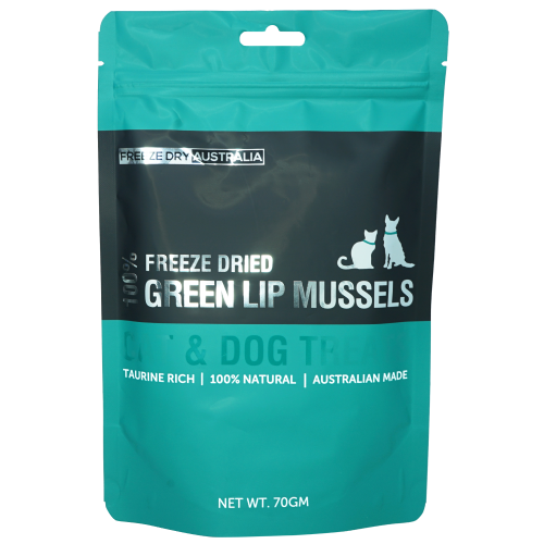 Freeze Dry Australia, Dog & Cat Treats, Freeze Dried, Green Lip Mussels