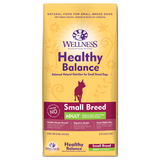 Wellness Healthy Balance, Dog Dry Food, Small Breed, Adult, Chicken Meal, Pork Meal & Brown Rice Recipe