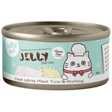 Jollycat, Cat Wet Food, Fresh White Meat Tuna & Anchovy in Jelly (By Carton)