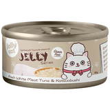 Jollycat, Cat Wet Food, Fresh White Meat Tuna & Katsuobushi in Jelly (By Carton)