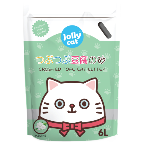 Jollycat, Cat Hygiene, Litter, Crushed Tofu, Jasmine