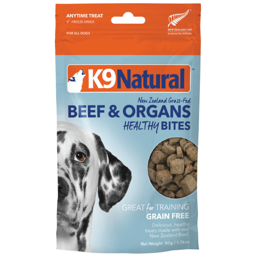 K9 Natural, Dog Treats, Freeze Dried, Healthy Bites, Beef