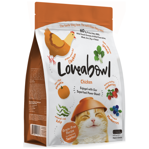 Loveabowl, Cat Dry Food, Chicken (3 Sizes)