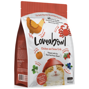 Loveabowl, Cat Dry Food, Chicken & Snow Crab (3 Sizes)