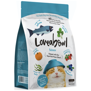 Loveabowl, Cat Dry Food, Salmon (3 Sizes)