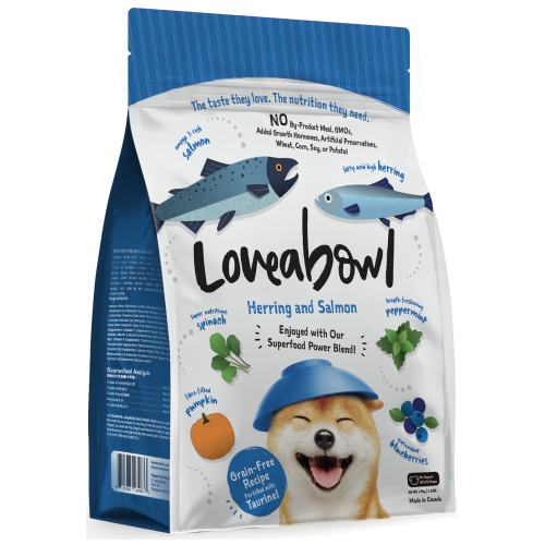 Loveabowl, Dog Dry Food, Herring & Salmon (4 Sizes)