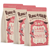 Raw Rawr, Dog Food, Freeze Dried, Balance Diet, Lamb & Salmon (2 Sizes)