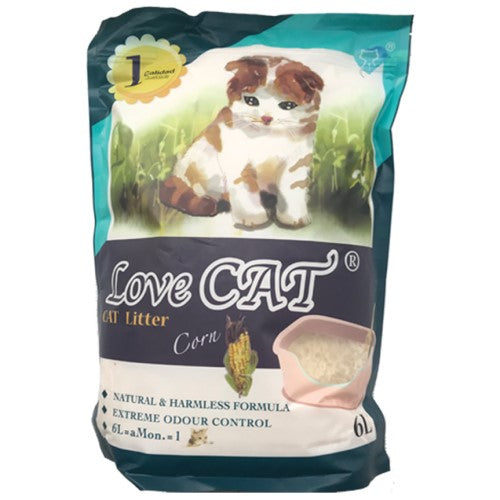 Love Cat, Cat Hygiene, Litter, Tofu, Corn