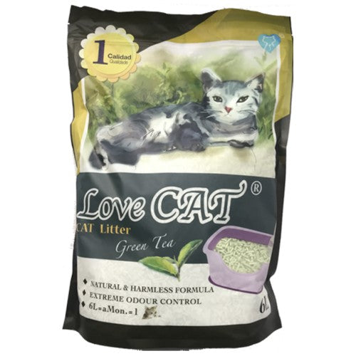 Love Cat, Cat Hygiene, Litter, Tofu, Green Tea