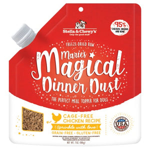 Stella & Chewy's, Dog Food, Meal Mixers, Freeze Dried, Marie's Magical Dinner Dust, Cage-Free Chicken