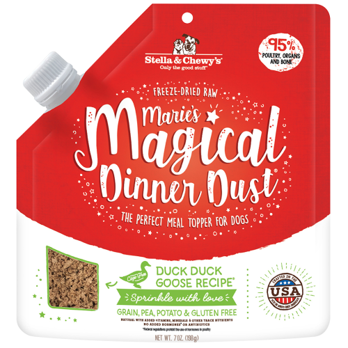 Stella & Chewy's, Dog Food, Meal Mixers, Freeze Dried, Marie's Magical Dinner Dust, Duck Duck Goose