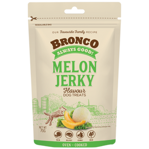 Bronco, Dog Treats, Melon Jerky (By Carton)