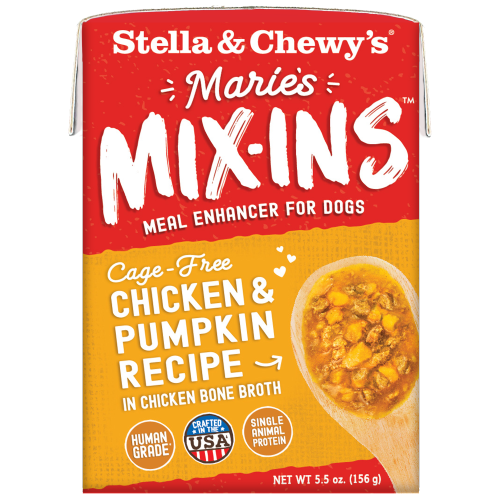Stella & Chewy's, Dog Wet Food, Grain Free, Marie's Mix-Ins, Cage-Free Chicken & Pumpkin