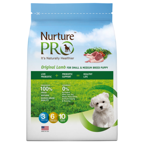 Nurture Pro, Dog Dry Food, Original, Small & Medium Breed Puppy, Lamb (3 Sizes)