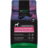 Nutripe, Dog Dry Food, ESSENCE, Grain Free, Australian Pork with Green Tripe (3 Sizes)