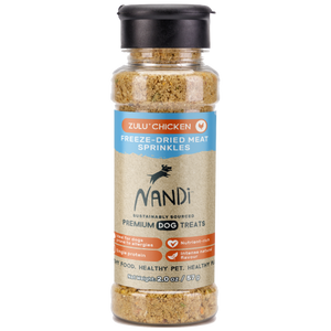 Nandi, Dog Food, Mixers & Toppers, Freeze Dried, Zulu Chicken Meat Sprinkles