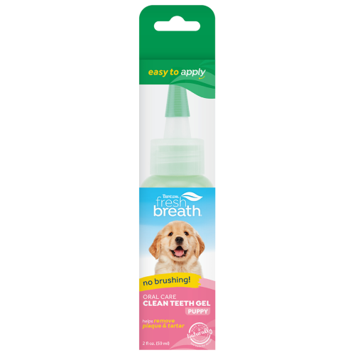 TropiClean, Dog Hygiene, Oral & Dental Care, Fresh Breath, Clean Teeth Oral Care Gel for Puppies