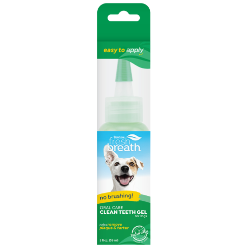 TropiClean, Dog Hygiene, Oral & Dental Care, Fresh Breath, Clean Teeth Oral Care Gel for Dogs (2 Sizes)