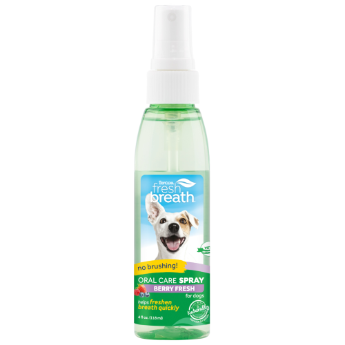 TropiClean, Dog Hygiene, Oral & Dental Care, Fresh Breath, Berry Fresh Oral Care Spray