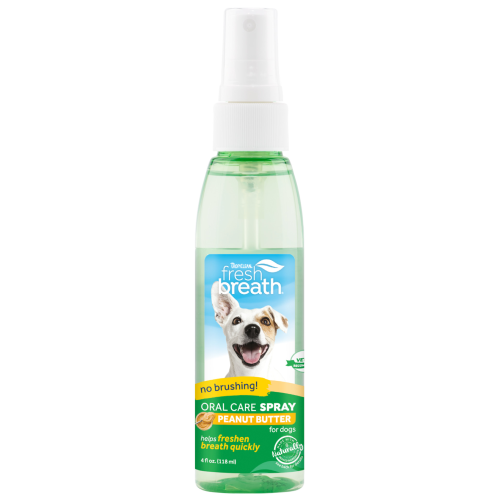 TropiClean, Dog Hygiene, Oral & Dental Care, Fresh Breath, Peanut Butter Oral Care Spray