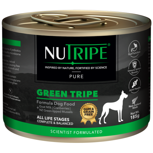 Nutripe, Dog Wet Food, PURE, Gum & Grain Free, Green Tripe